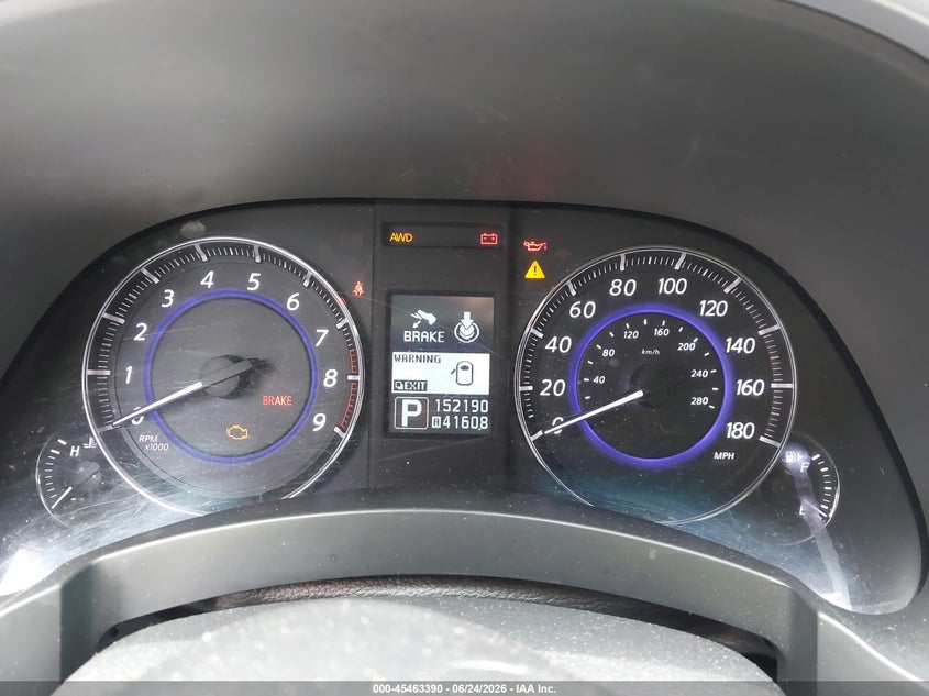 2013 Infiniti Fx VIN JN8CS1MW6DM172516 IAAI salvage auction — FRONT END, Salvage (Idaho), sold $400 on 2026-07-20 (photo 7)
