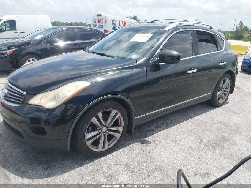 2012 Infiniti Ex VIN JN1AJ0HR3CM451038 IAAI salvage auction — NORMAL WEAR, Clear (Florida), sold $925 on 2026-07-09 (photo 2)