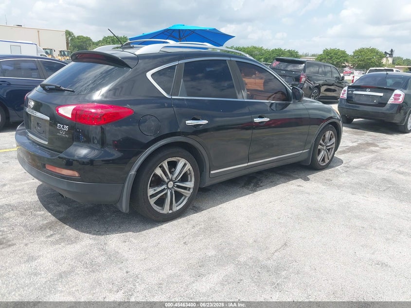 2012 Infiniti Ex VIN JN1AJ0HR3CM451038 IAAI salvage auction — NORMAL WEAR, Clear (Florida), sold $925 on 2026-07-09 (photo 4)
