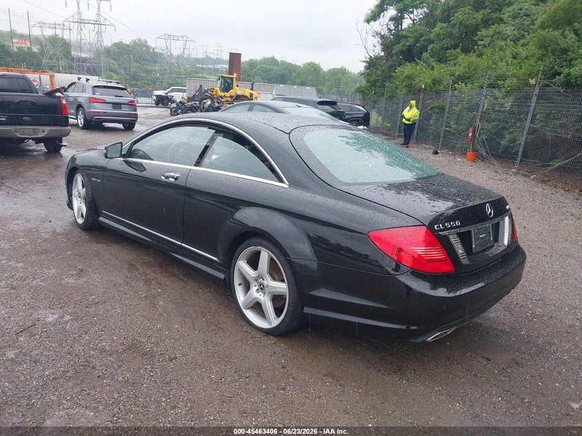 2013 Mercedes-benz Cl-class VIN WDDEJ9EB4DA030755 IAAI salvage auction — NORMAL WEAR, Clear (Pennsylvania), sold $5,475 on 2026-07-17 (photo 3)