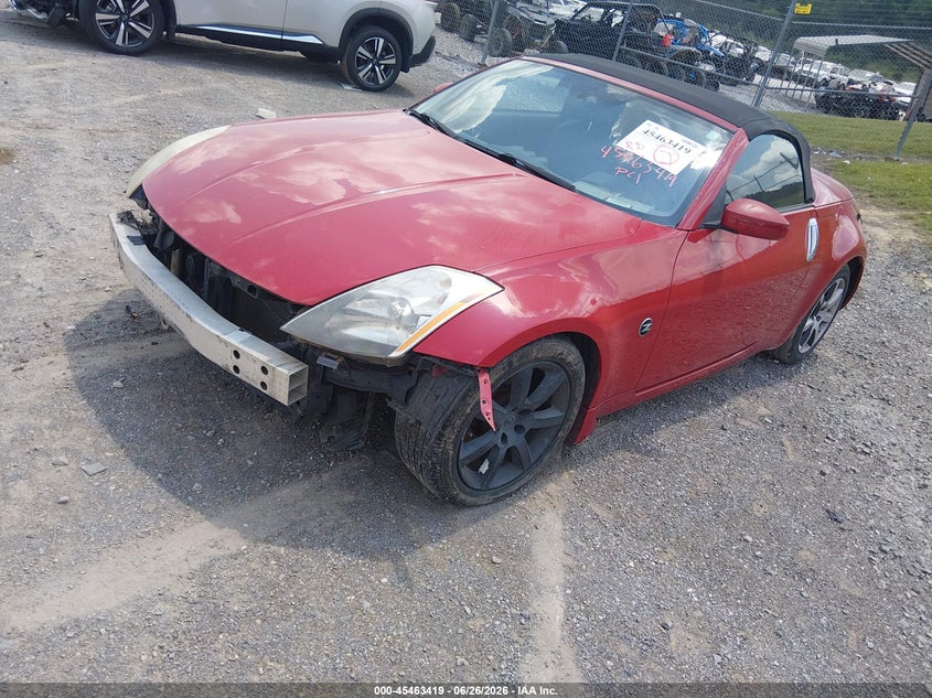 2004 Nissan 350z VIN JN1AZ36A74M251689 IAAI salvage auction — FRONT END, Salvage (Tennessee), sold $425 on 2026-07-29 (photo 2)