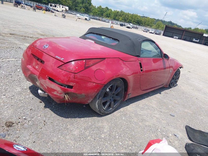 2004 Nissan 350z VIN JN1AZ36A74M251689 IAAI salvage auction — FRONT END, Salvage (Tennessee), sold $425 on 2026-07-29 (photo 4)