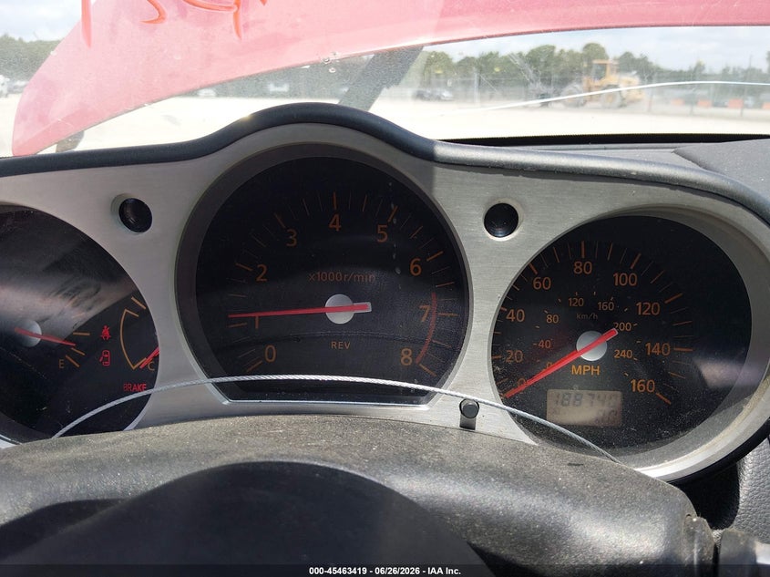 2004 Nissan 350z VIN JN1AZ36A74M251689 IAAI salvage auction — FRONT END, Salvage (Tennessee), sold $425 on 2026-07-29 (photo 7)