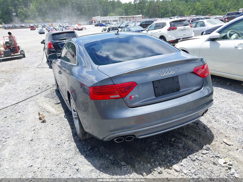 2013 Audi S5 VIN WAUCGAFR7DA034339 IAAI salvage auction — FRONT END, Repossession Paperwork (Georgia), sold $1,500 on 2026-07-21 (photo 3)