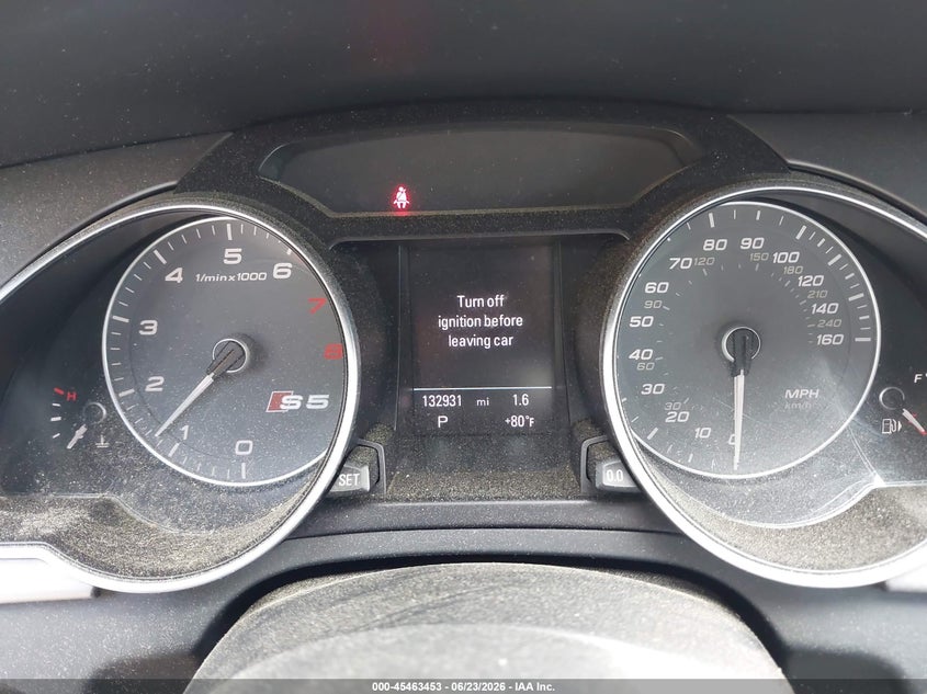2013 Audi S5 VIN WAUCGAFR7DA034339 IAAI salvage auction — FRONT END, Repossession Paperwork (Georgia), sold $1,500 on 2026-07-21 (photo 7)