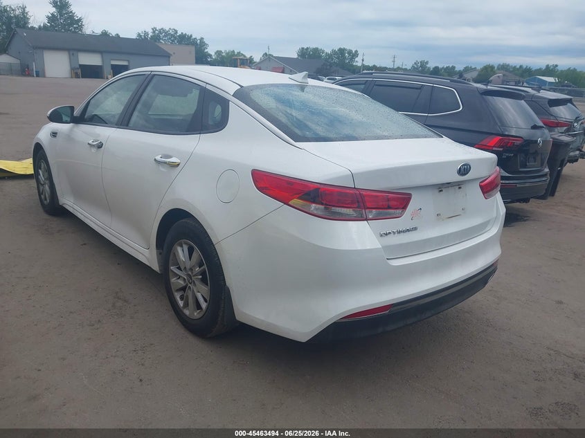 2016 Kia Optima VIN 5XXGT4L35GG039131 IAAI salvage auction — THEFT, Salvage Title, sold $2,450 on 2026-07-14 (photo 3)
