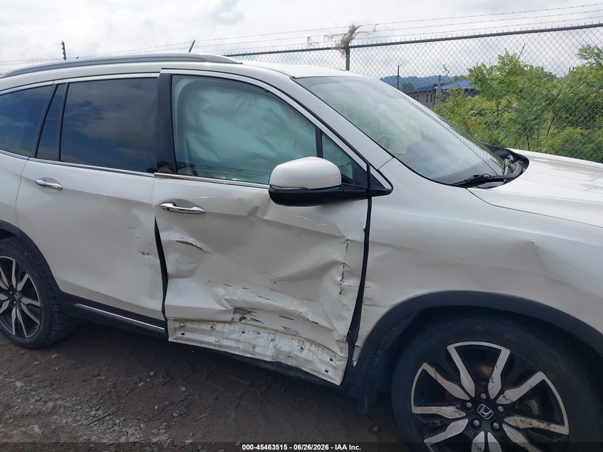 2019 Honda Pilot VIN 5FNYF6H07KB006018 IAAI salvage auction — SIDE, Salvage (Pennsylvania), sold $5,700 on 2026-07-10 (photo 6)