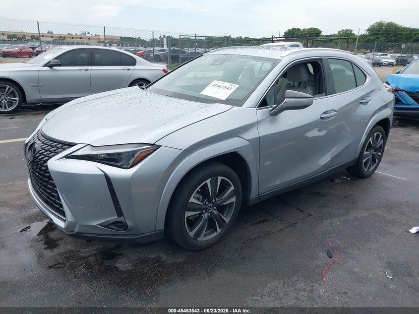 2023 Lexus Ux VIN JTHP6JBH7P2141957 IAAI salvage auction — WATER/FLOOD, Salvage Title, sold $11,100 on 2026-07-23 (photo 2)