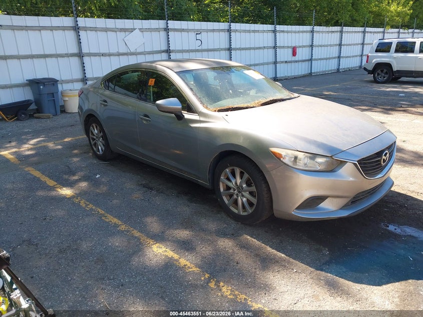 2015 Mazda 6 VIN JM1GJ1U51F1200167 IAAI salvage auction — NORMAL WEAR, Clear (Michigan), sold $1,300 on 2026-07-06 (photo 1)