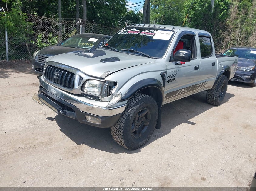 2002 Toyota Tacoma VIN 5TEHN72N52Z011360 IAAI salvage auction — FRONT END, Salvage (Rhode Island), sold $1,350 on 2026-07-28 (photo 2)