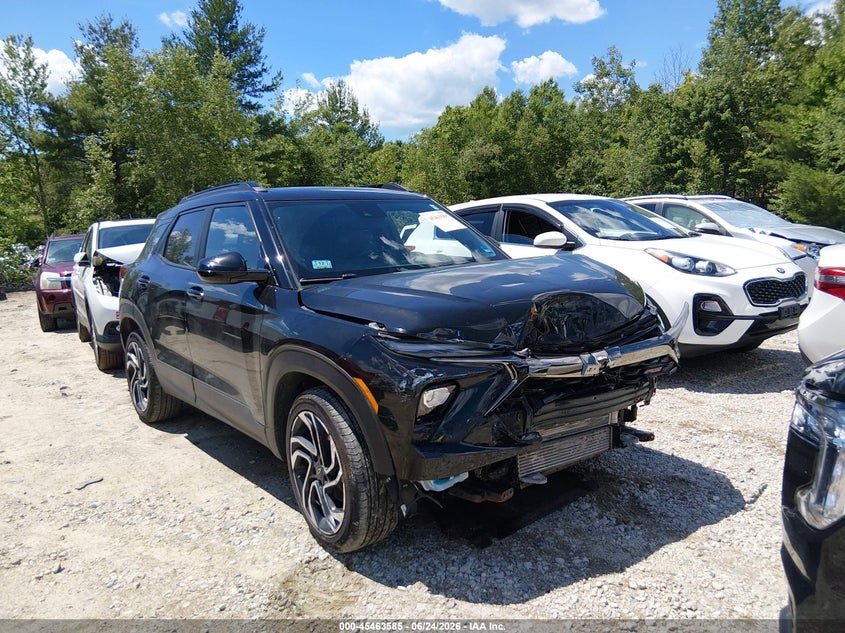 2024 Chevrolet Trailblazer VIN KL79MUSLXRB039414 IAAI salvage auction — FRONT END, Salvage (Massachusetts), sold $4,050 on 2026-07-19 (photo 1)