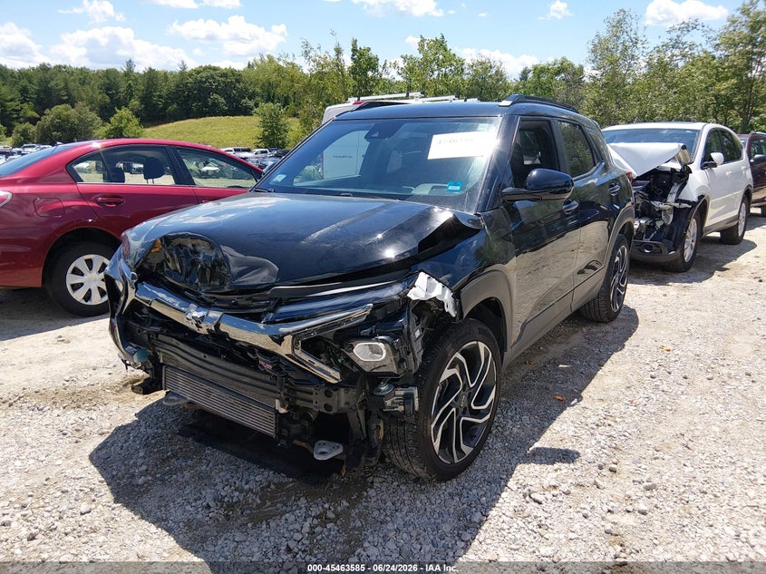 2024 Chevrolet Trailblazer VIN KL79MUSLXRB039414 IAAI salvage auction — FRONT END, Salvage (Massachusetts), sold $4,050 on 2026-07-19 (photo 2)