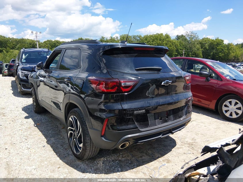 2024 Chevrolet Trailblazer VIN KL79MUSLXRB039414 IAAI salvage auction — FRONT END, Salvage (Massachusetts), sold $4,050 on 2026-07-19 (photo 3)