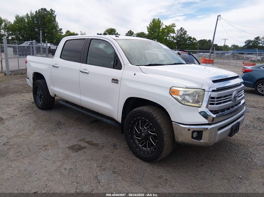 2014 Toyota Tundra VIN 5TFAY5F11EX381821 IAAI salvage auction — REAR END, Salvage (Virginia), sold $11,500 on 2026-07-17 (photo 1)