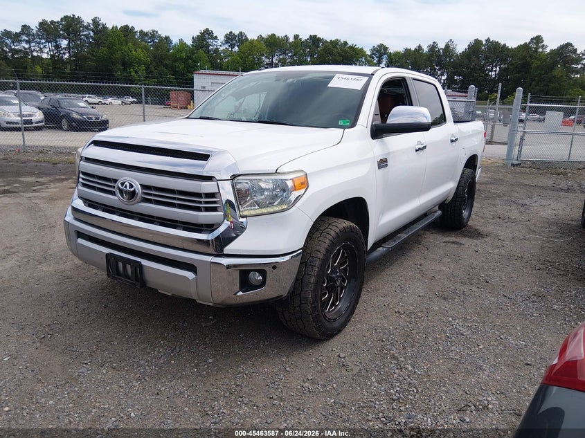 2014 Toyota Tundra VIN 5TFAY5F11EX381821 IAAI salvage auction — REAR END, Salvage (Virginia), sold $11,500 on 2026-07-17 (photo 2)