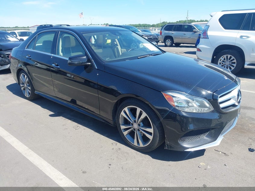 2014 Mercedes-benz E-klasse VIN WDDHF5KB0EB075439 IAAI salvage auction — LEFT SIDE, Salvage (North Carolina), sold $3,350 on 2026-07-15 (photo 1)