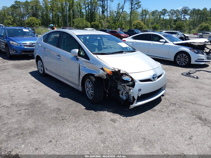 2011 Toyota Prius VIN JTDKN3DU2B1385633 IAAI salvage auction — FRONT END, Rebuildable (Florida), sold $1,550 on 2026-07-28 (photo 1)