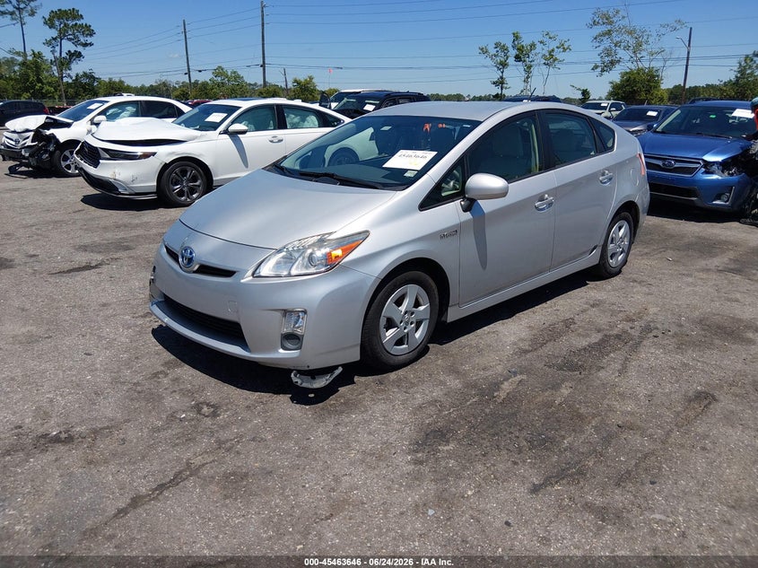 2011 Toyota Prius VIN JTDKN3DU2B1385633 IAAI salvage auction — FRONT END, Rebuildable (Florida), sold $1,550 on 2026-07-28 (photo 2)