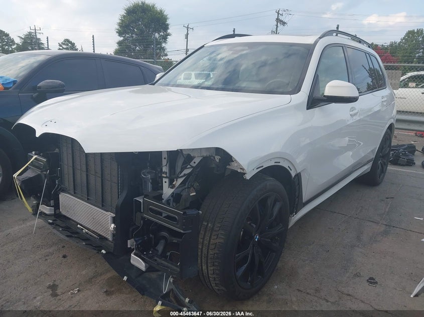 2023 BMW X7 VIN 5UX23EM05P9R61477 IAAI salvage auction — FRONT END, Salvage (North Carolina), sold $46,275 on 2026-07-20 (photo 2)