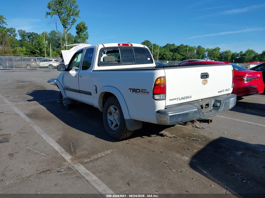 2004 Toyota Tundra VIN 5TBBT441X4S440572 IAAI salvage auction — FRONT END, Salvage (North Carolina), sold $1,350 on 2026-07-16 (photo 3)