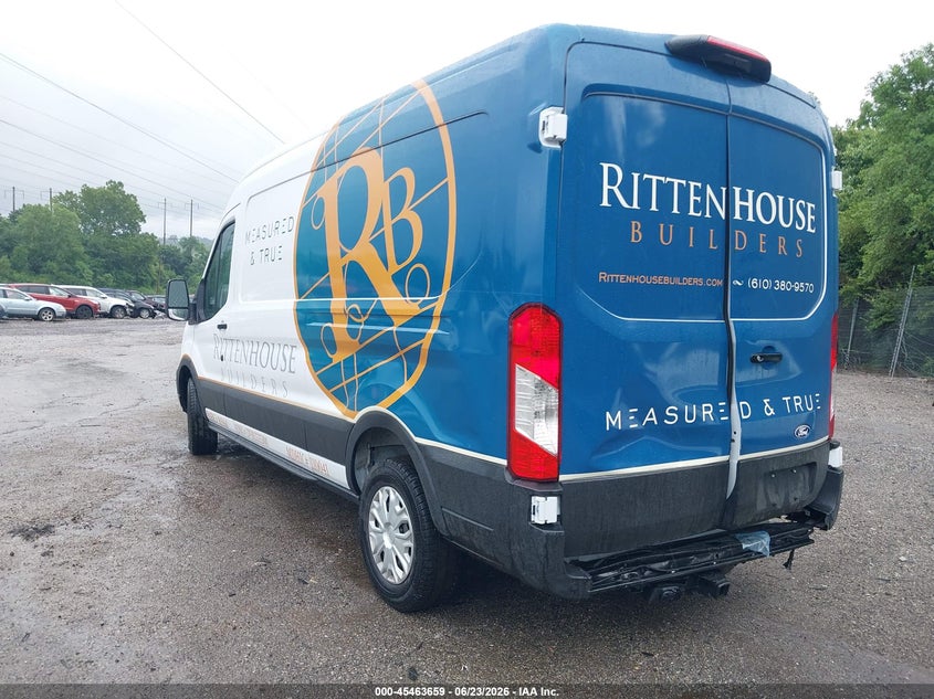 2026 Ford Transit VIN 1FTBR1C82TKA25495 IAAI salvage auction — REAR END, Wait Title, sold $27,550 on 2026-08-28 (photo 3)