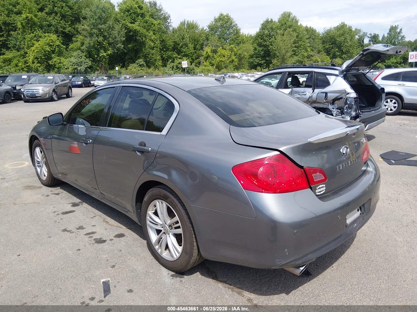 2013 Infiniti G VIN JN1CV6AR2DM765209 IAAI salvage auction — RIGHT FRONT, Salvage (Connecticut), sold $350 on 2026-07-30 (photo 3)
