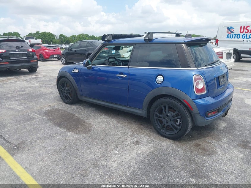 2013 Mini Hard top VIN WMWSV3C51DT391938 IAAI salvage auction — NORMAL WEAR, Clear (Florida), sold $775 on 2026-07-16 (photo 3)