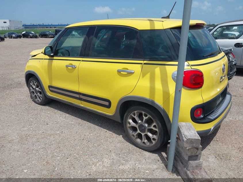 2014 Fiat 500l VIN ZFBCFADH6EZ018851 IAAI salvage auction — MECHANICAL, Original (Texas), sold $350 on 2026-07-29 (photo 3)