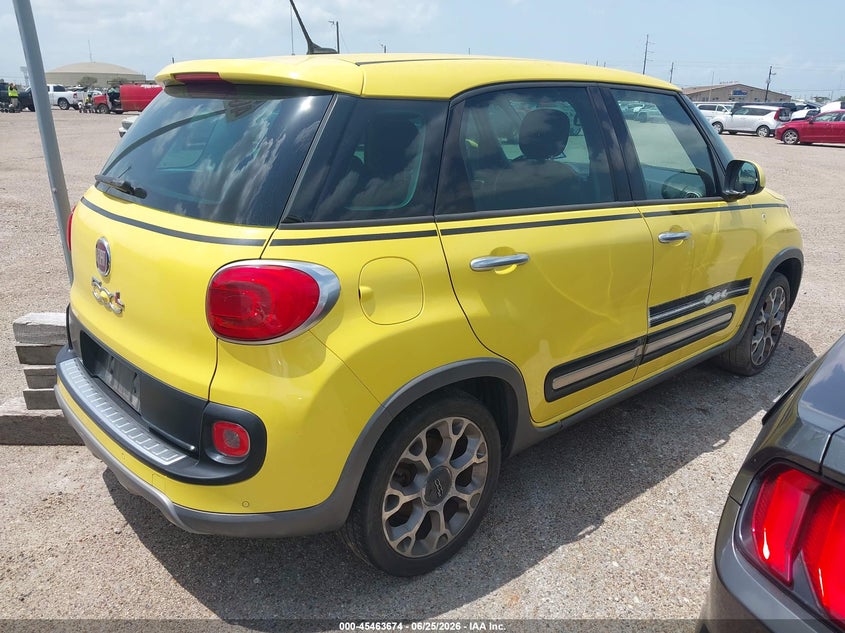 2014 Fiat 500l VIN ZFBCFADH6EZ018851 IAAI salvage auction — MECHANICAL, Original (Texas), sold $300 on 2026-07-08 (photo 4)