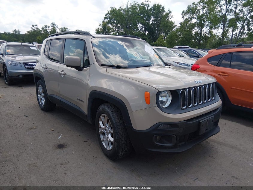 2015 Jeep Renegade VIN ZACCJABT0FPB56622 IAAI salvage auction — REAR END, Salvage (Ohio), sold $1,575 on 2026-08-07 (photo 1)