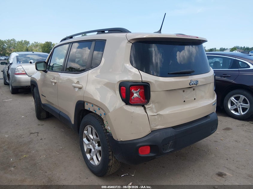 2015 Jeep Renegade VIN ZACCJABT0FPB56622 IAAI salvage auction — REAR END, Salvage (Ohio), sold $1,575 on 2026-08-07 (photo 3)