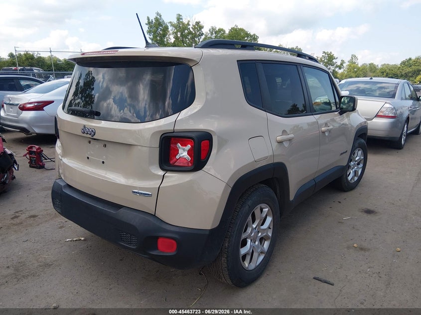 2015 Jeep Renegade VIN ZACCJABT0FPB56622 IAAI salvage auction — REAR END, Salvage (Ohio), sold $1,575 on 2026-08-07 (photo 4)