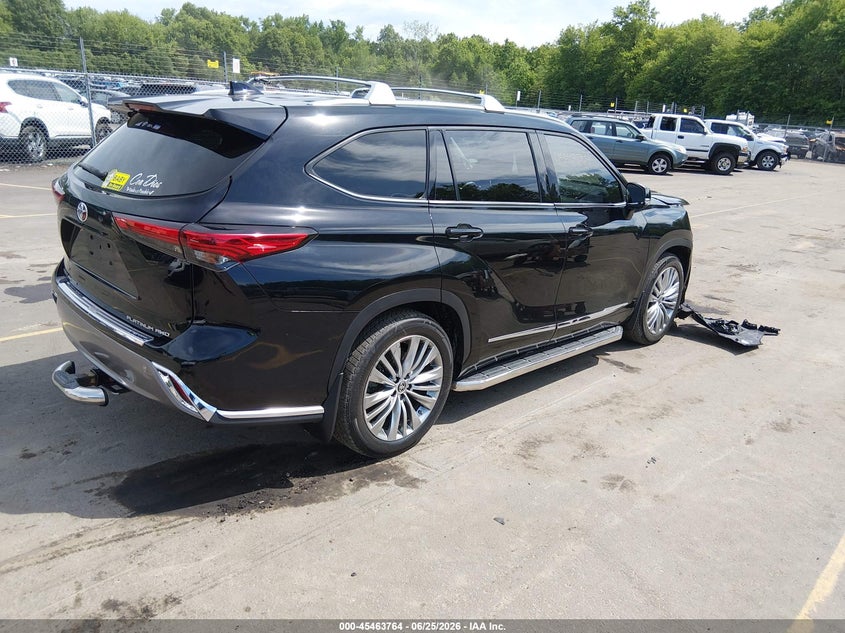 2022 Toyota Highlander VIN 5TDFZRBH2NS190556 IAAI salvage auction — FRONT END, Salvage Title, sold $16,650 on 2026-07-16 (photo 4)