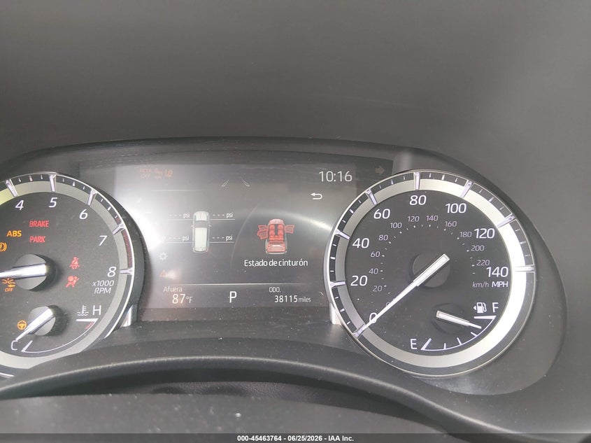 2022 Toyota Highlander VIN 5TDFZRBH2NS190556 IAAI salvage auction — FRONT END, Salvage Title, sold $16,650 on 2026-07-16 (photo 7)
