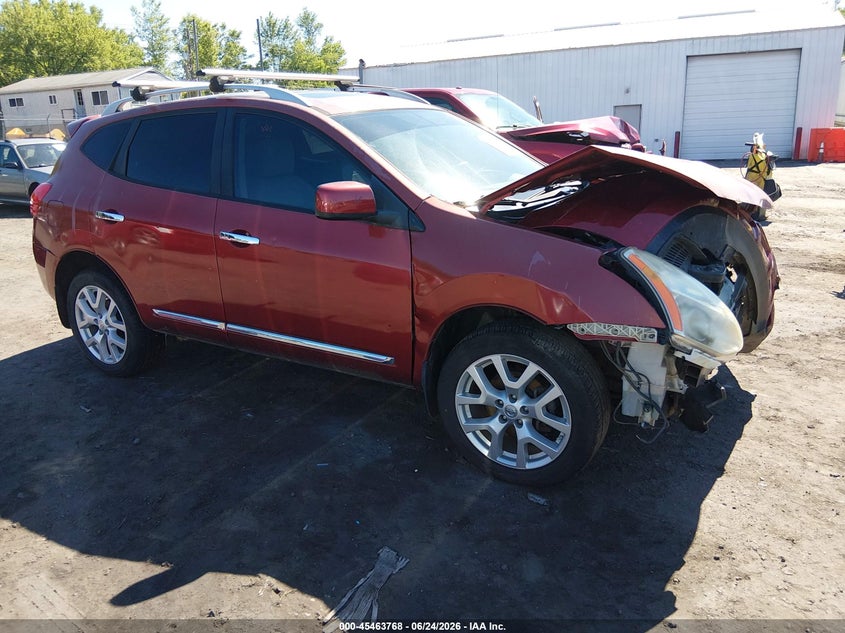 2013 Nissan Rogue VIN JN8AS5MT1DW532350 IAAI salvage auction — FRONT END, Salvage Title, sold $125 on 2026-07-28 (photo 1)