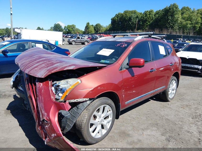 2013 Nissan Rogue VIN JN8AS5MT1DW532350 IAAI salvage auction — FRONT END, Salvage Title, sold $125 on 2026-07-28 (photo 2)