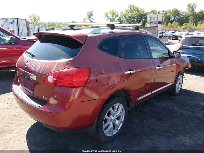 2013 Nissan Rogue VIN JN8AS5MT1DW532350 IAAI salvage auction — FRONT END, Salvage Title, sold $125 on 2026-07-28 (photo 4)