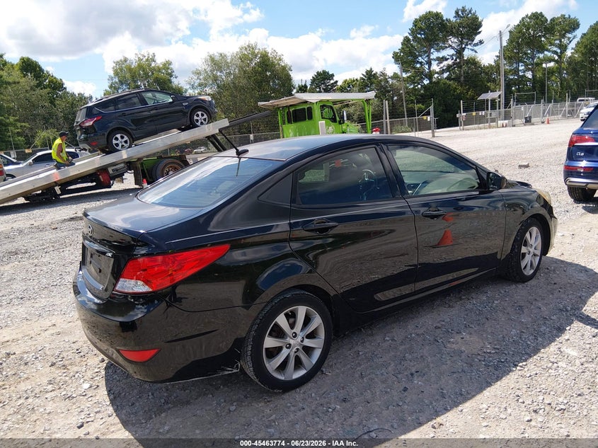 2012 Hyundai Accent VIN KMHCU4AE8CU070387 IAAI salvage auction — LEFT FRONT, Salvage Title, sold $400 on 2026-07-29 (photo 4)