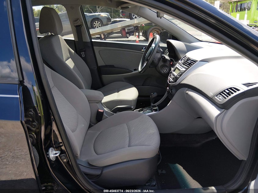 2012 Hyundai Accent VIN KMHCU4AE8CU070387 IAAI salvage auction — LEFT FRONT, Salvage Title, sold $400 on 2026-07-29 (photo 5)