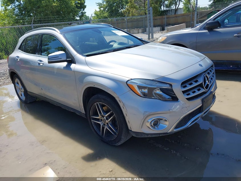 2018 Mercedes-benz Gla-klasse VIN WDCTG4GB7JJ413885 IAAI salvage auction — LEFT FRONT, Salvage Title, sold $4,050 on 2026-07-31 (photo 1)