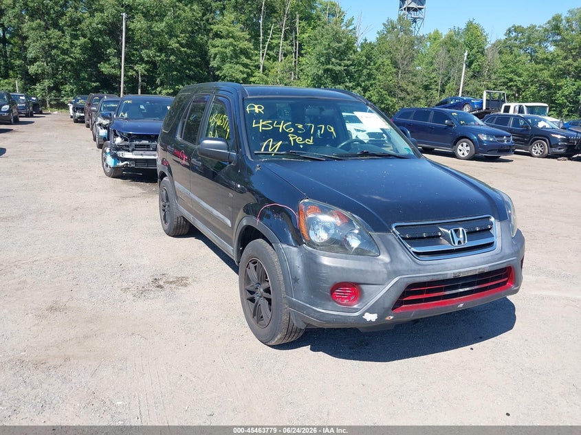 2006 Honda Cr-v VIN SHSRD785X6U435664 IAAI salvage auction — LEFT SIDE, Salvage - Greater Than 75% (Maryland), sold $800 on 2026-07-22 (photo 1)