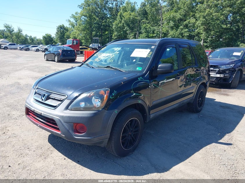 2006 Honda Cr-v VIN SHSRD785X6U435664 IAAI salvage auction — LEFT SIDE, Salvage - Greater Than 75% (Maryland), sold $800 on 2026-07-22 (photo 2)