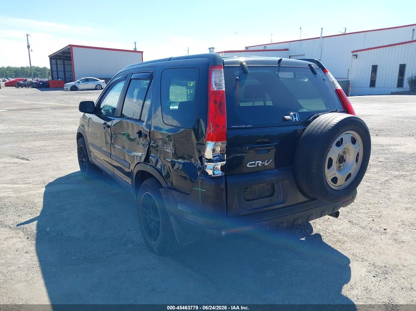 2006 Honda Cr-v VIN SHSRD785X6U435664 IAAI salvage auction — LEFT SIDE, Salvage - Greater Than 75% (Maryland), sold $800 on 2026-07-22 (photo 3)