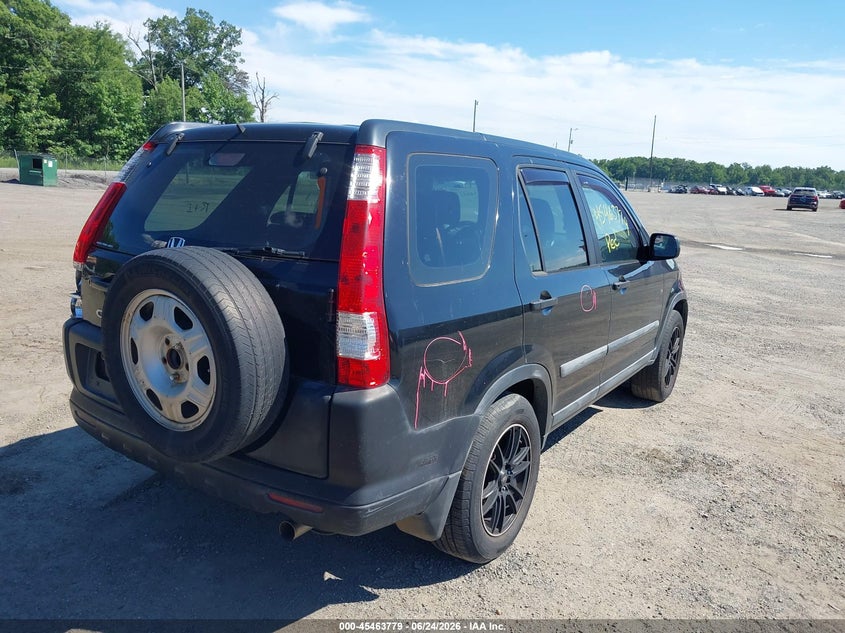 2006 Honda Cr-v VIN SHSRD785X6U435664 IAAI salvage auction — LEFT SIDE, Salvage - Greater Than 75% (Maryland), sold $800 on 2026-07-22 (photo 4)