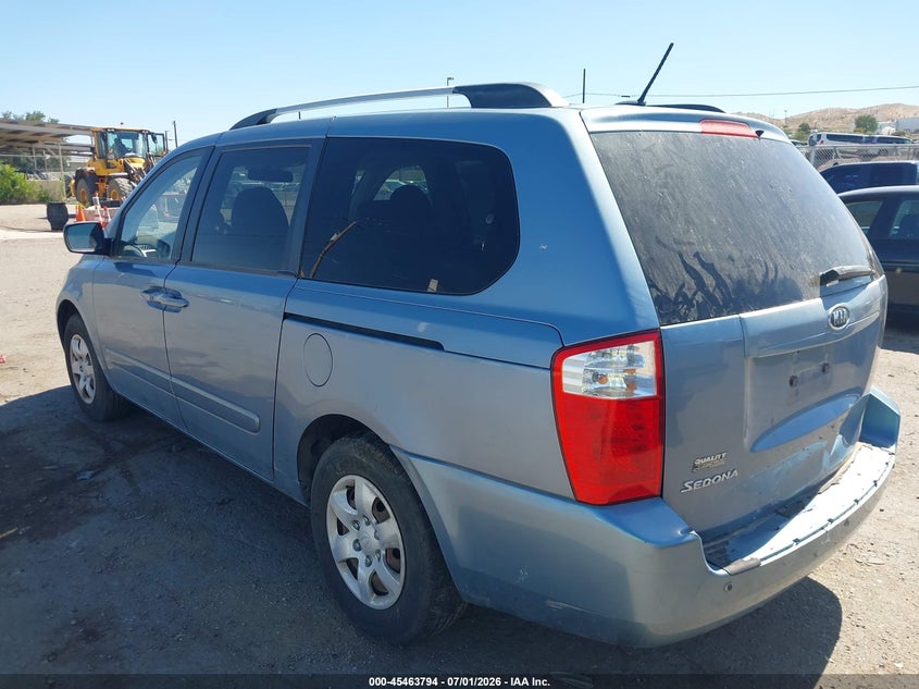 2010 Kia SEDONA VIN KNDMG4C39A6357704 IAAI salvage auction — NORMAL WEAR, Clear (New Mexico), sold $300 on 2026-07-29 (photo 3)