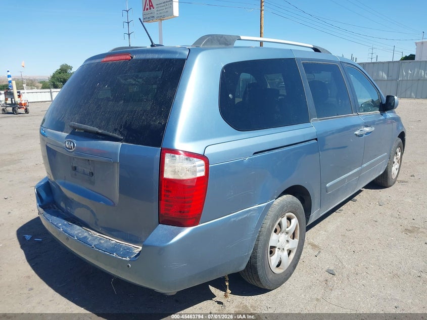 2010 Kia SEDONA VIN KNDMG4C39A6357704 IAAI salvage auction — NORMAL WEAR, Clear (New Mexico), sold $300 on 2026-07-29 (photo 4)