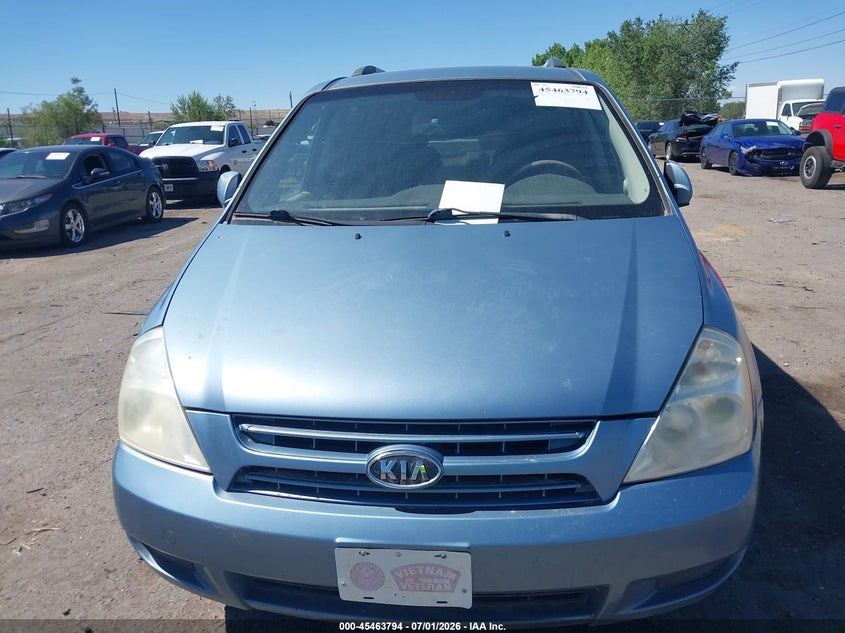 2010 Kia SEDONA VIN KNDMG4C39A6357704 IAAI salvage auction — NORMAL WEAR, Clear (New Mexico), sold $300 on 2026-07-29 (photo 6)