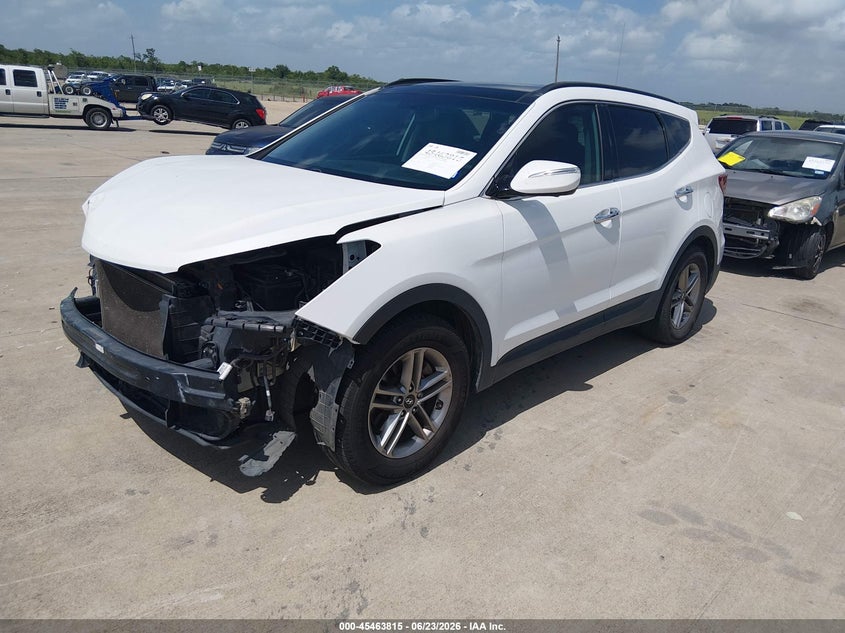 2018 Hyundai VIN 5XYZU3LB5JG567214 IAAI salvage auction — FRONT END, Original (Texas), sold $4,175 on 2026-07-31 (photo 2)