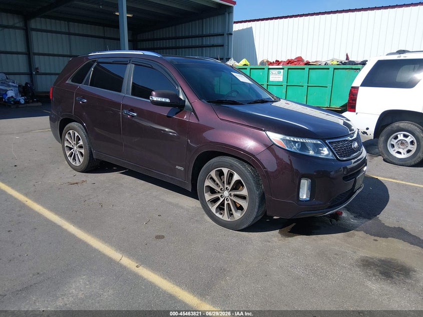 2015 Kia Sorento VIN 5XYKWDA75FG578883 IAAI salvage auction — NORMAL WEAR, Repossession Paperwork (South Carolina), sold $650 on 2026-07-22 (photo 1)
