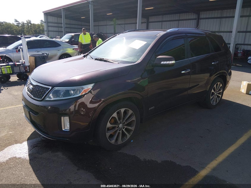2015 Kia Sorento VIN 5XYKWDA75FG578883 IAAI salvage auction — NORMAL WEAR, Repossession Paperwork (South Carolina), sold $650 on 2026-07-22 (photo 2)